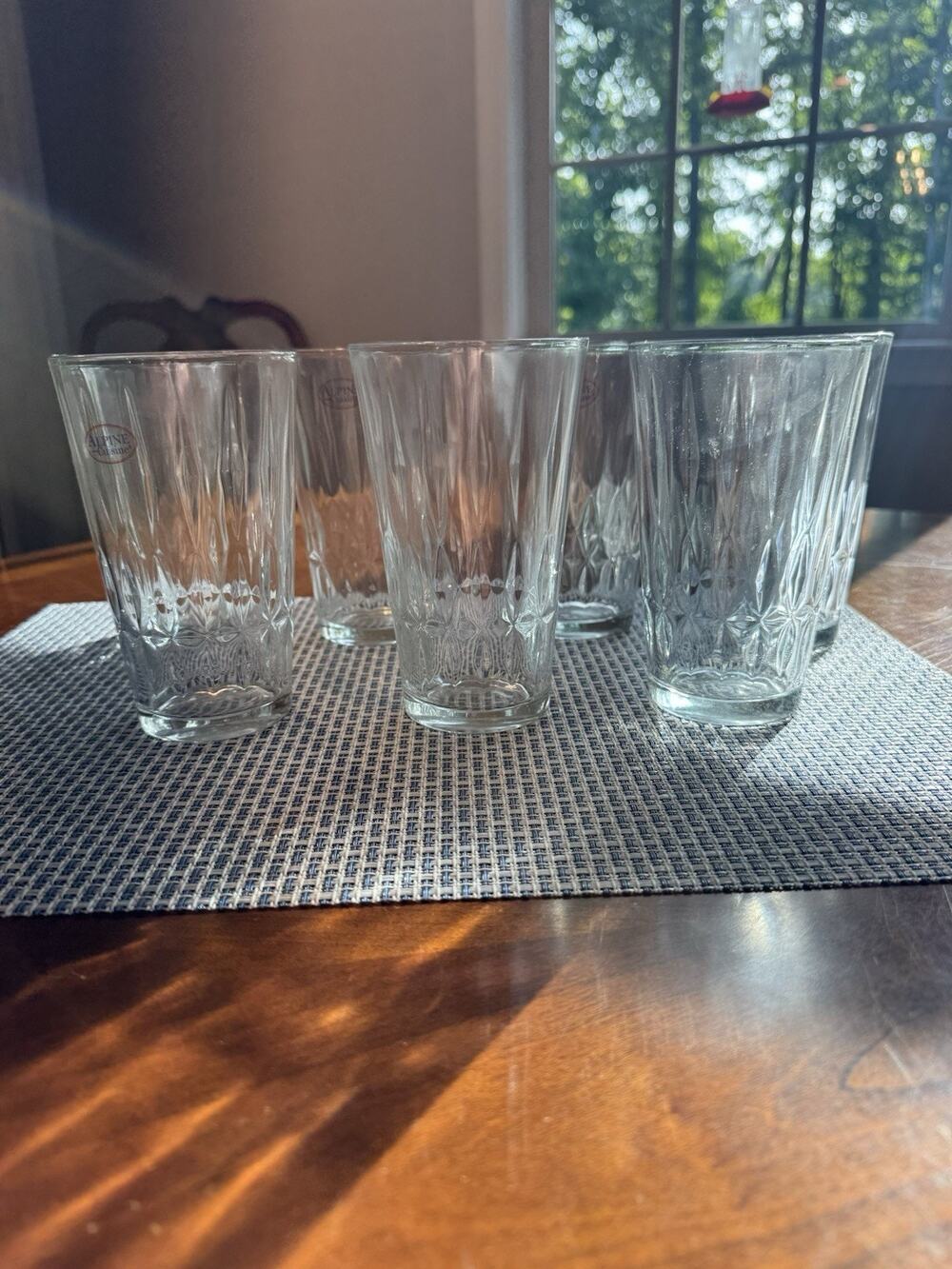 Alpine Cuisine 16oz Highball Drinking Glasses Vintage